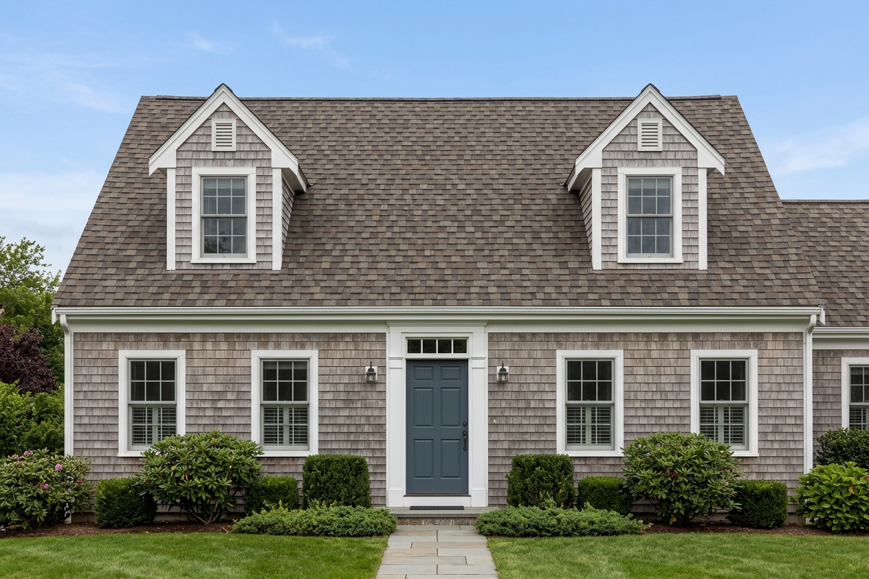 Cape Cod with Weathered Wood roof