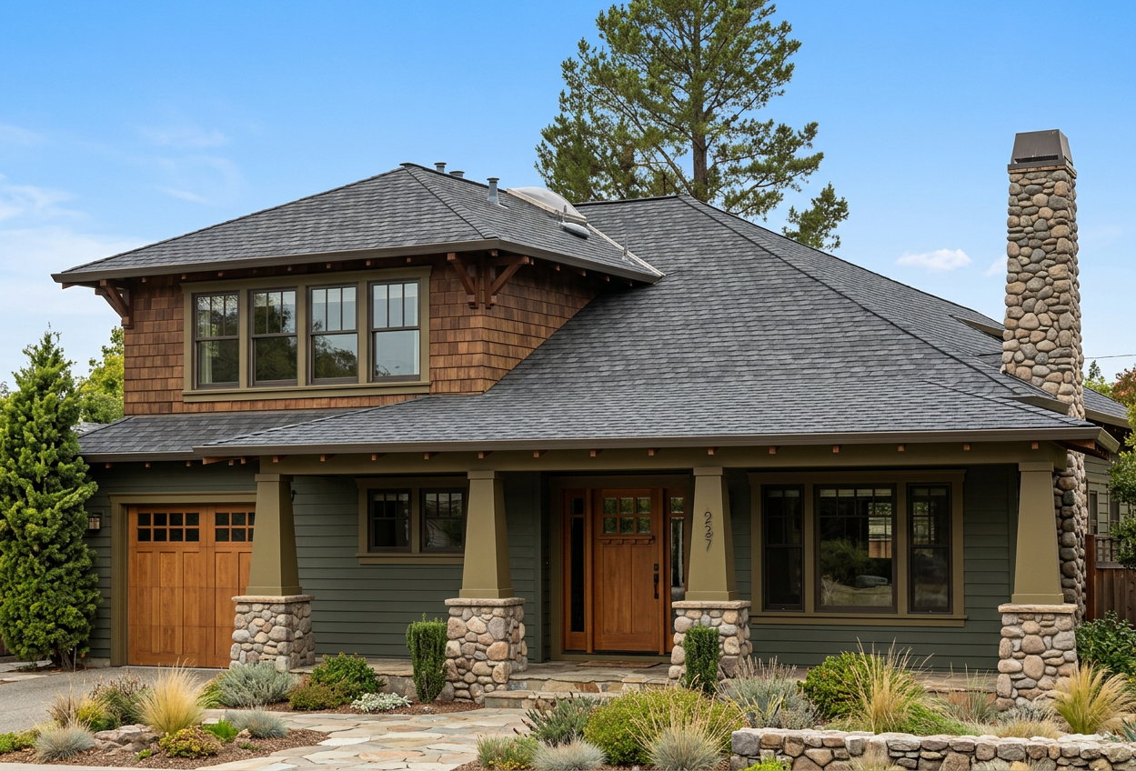 Florida home with Grand Manor Black Pearl roof
