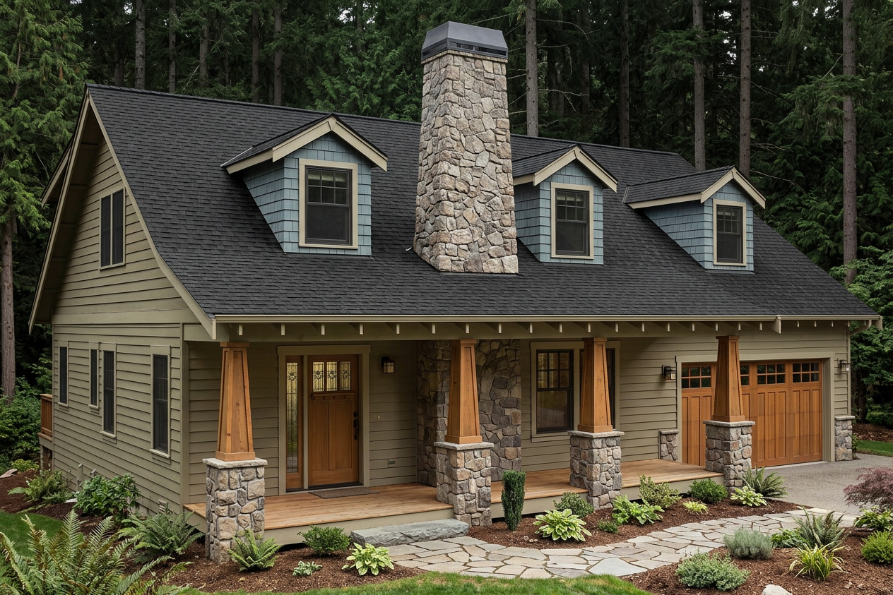 Florida home with Landmark Black Walnut roof