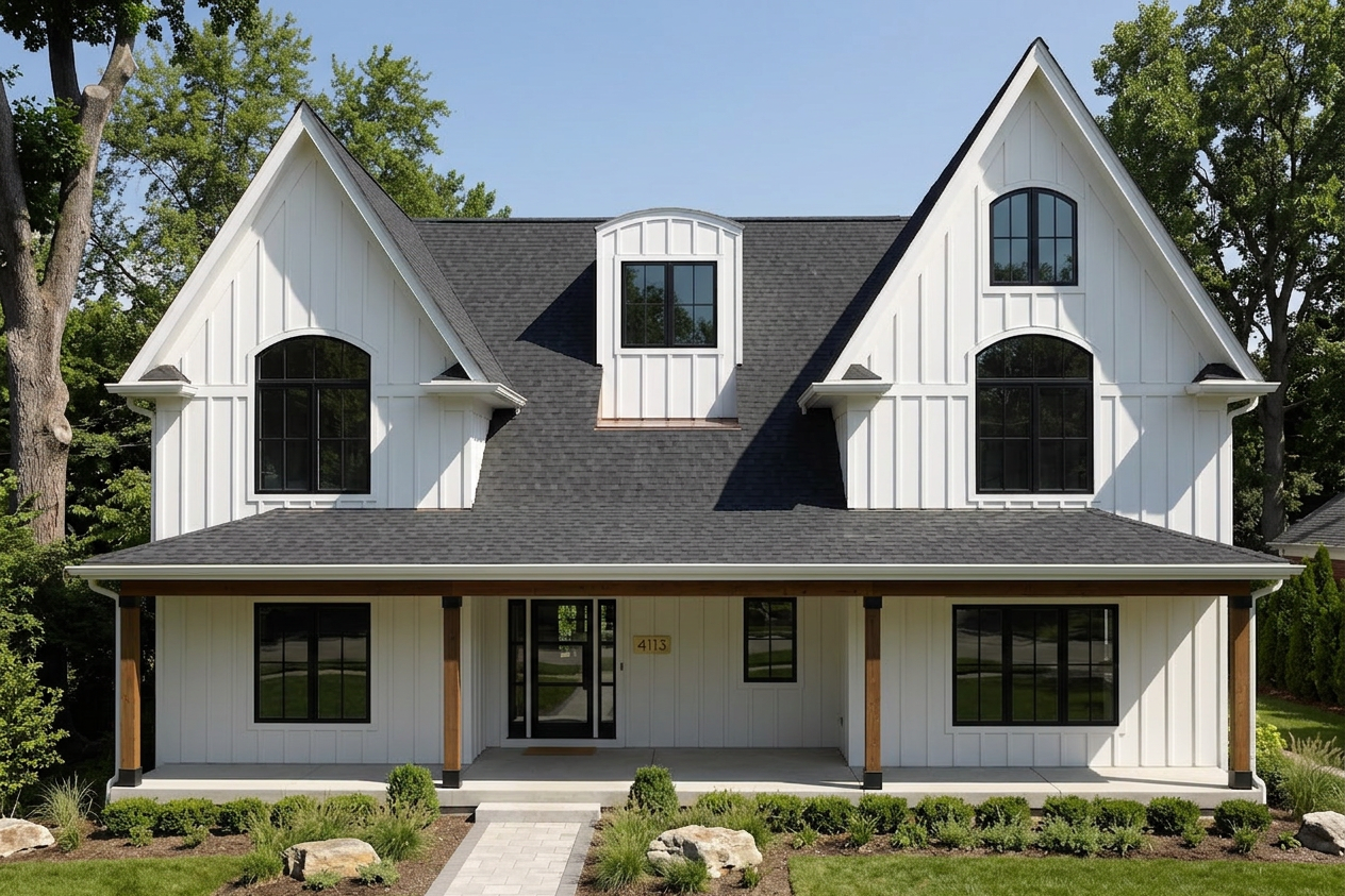 Florida home with Landmark Charcoal Black roof