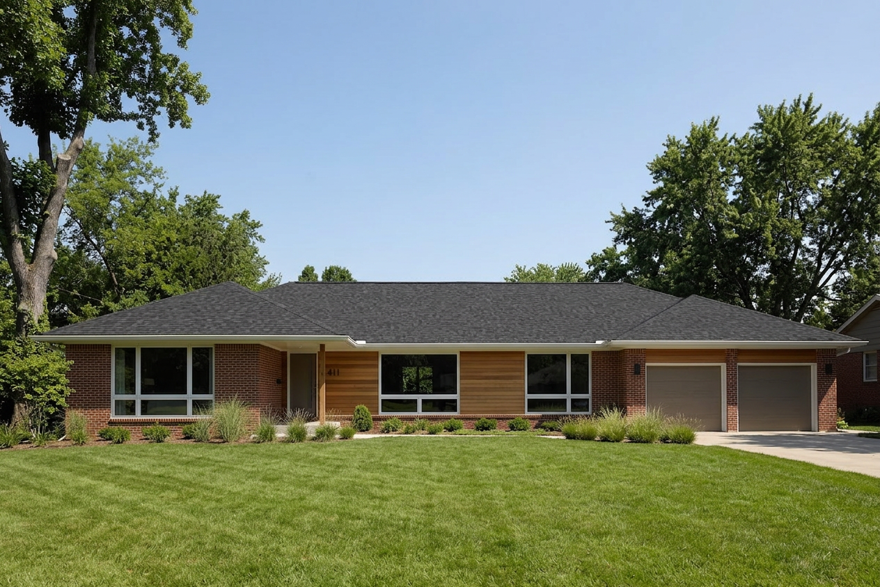 Florida home with Landmark Charcoal Black roof