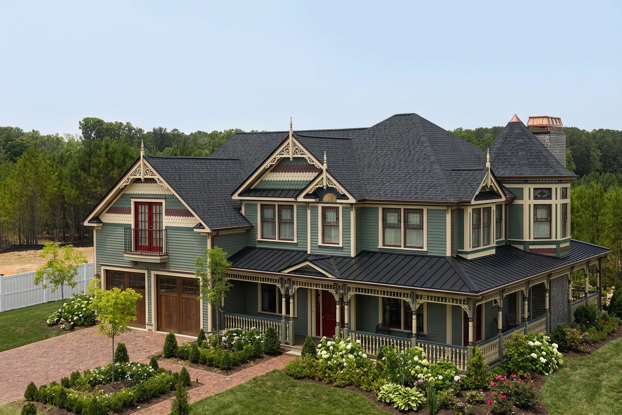 Florida home with Landmark Pro Cinder Black roof