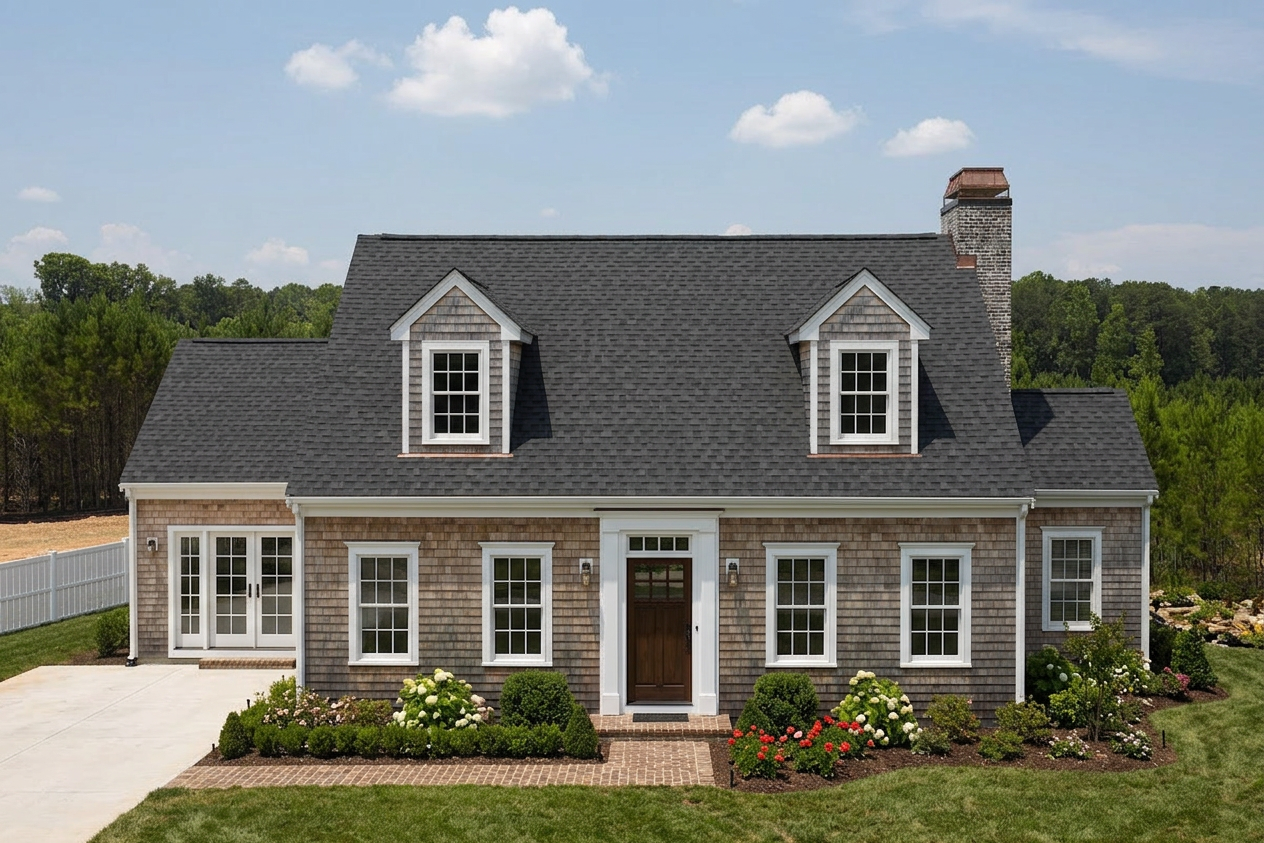 Florida home with Landmark Pro Cinder Black roof