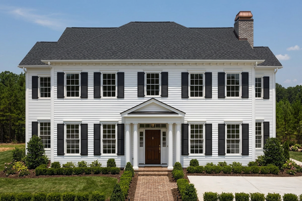 Florida home with Landmark Pro Cinder Black roof