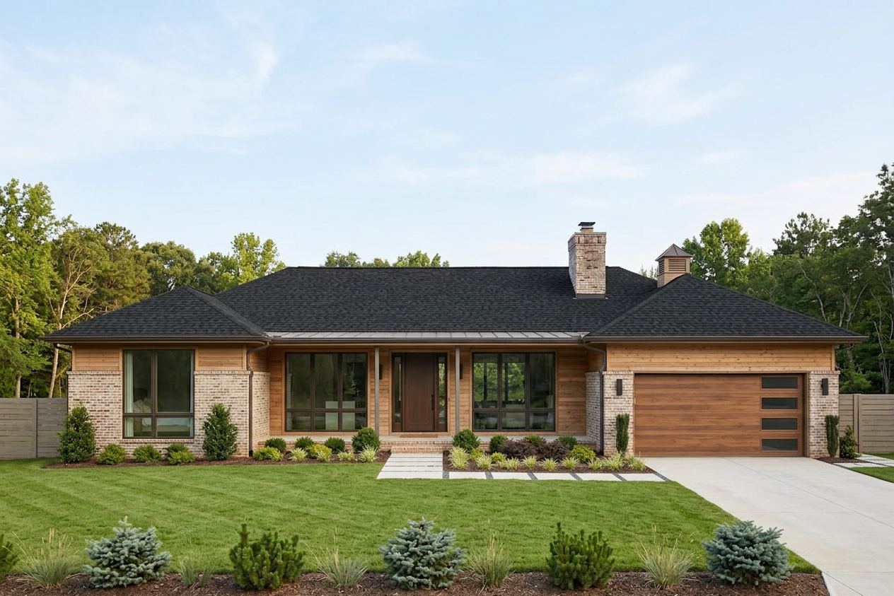Florida home with Landmark Pro Cinder Black roof