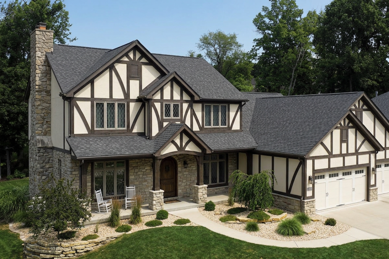 Florida home with Landmark Pro Max Def Colonial Slate roof