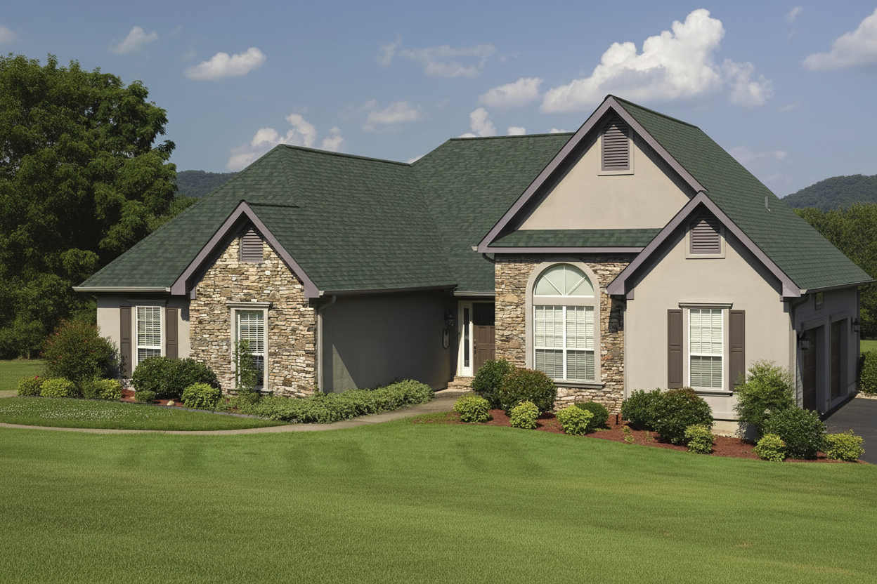 Florida home with Landmark Pro Max Def Evergreen roof