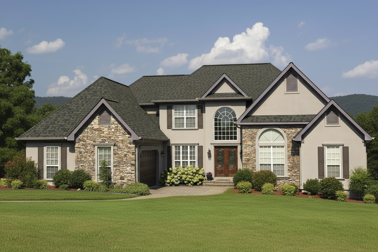 Florida home with Landmark Pro Max Def Granite Gray roof