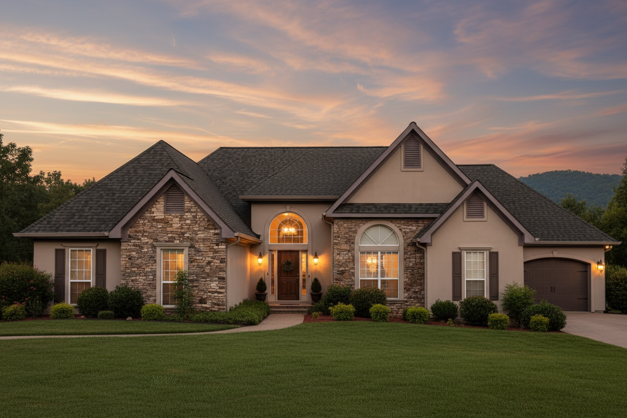 Florida home with Landmark Pro Max Def Granite Gray roof