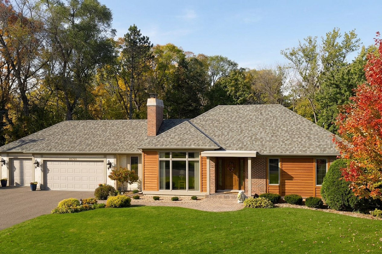 Florida home with Northgate Climateflex Max Def Weathered Wood roof