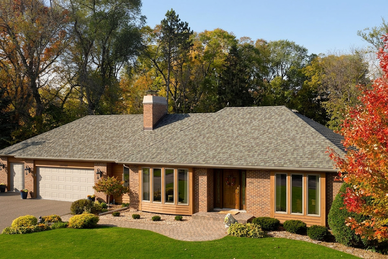 Florida home with Northgate Climateflex Max Def Weathered Wood roof