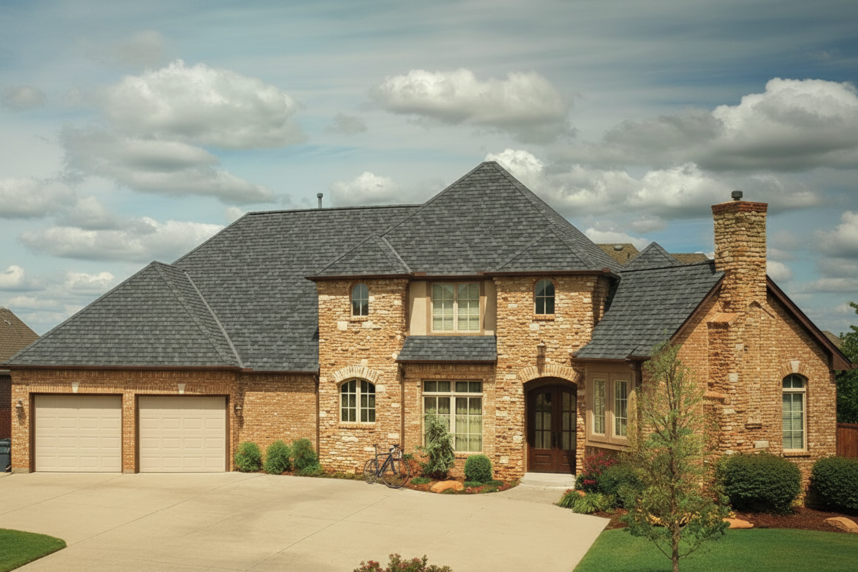 Florida home with Camelot II Camelot Ii Antique Slate roof