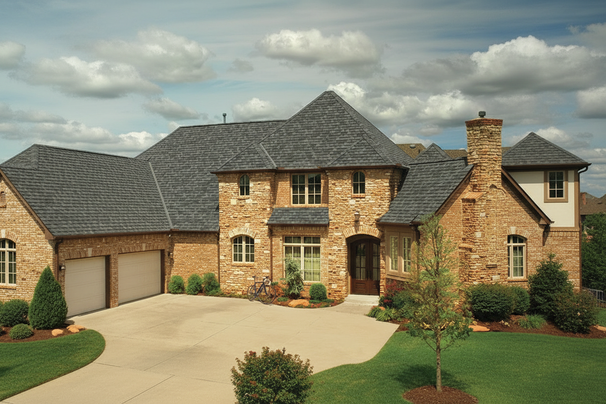 Florida home with Camelot II Camelot Ii Antique Slate roof