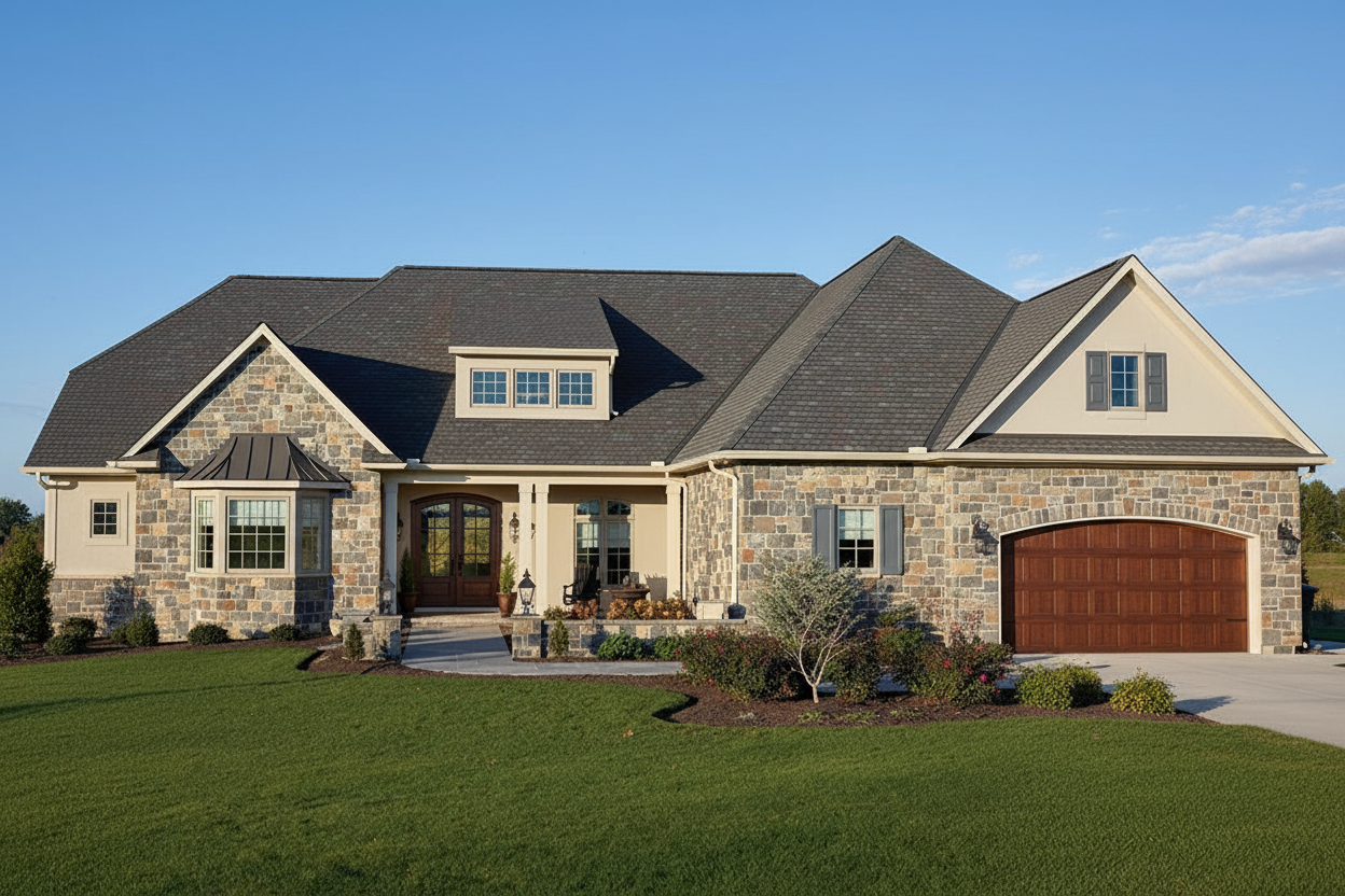 Florida home with Camelot II Camelot Ii Royal Slate roof