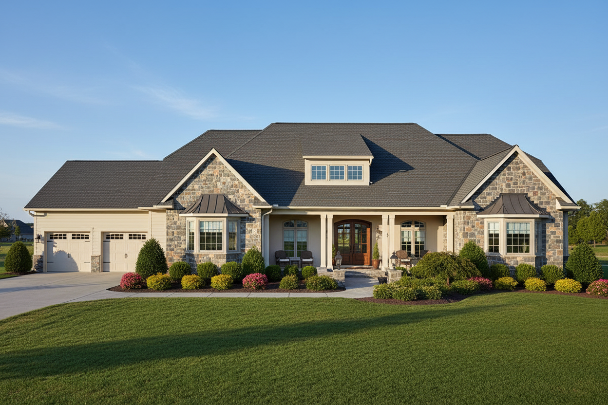Florida home with Camelot II Camelot Ii Royal Slate roof