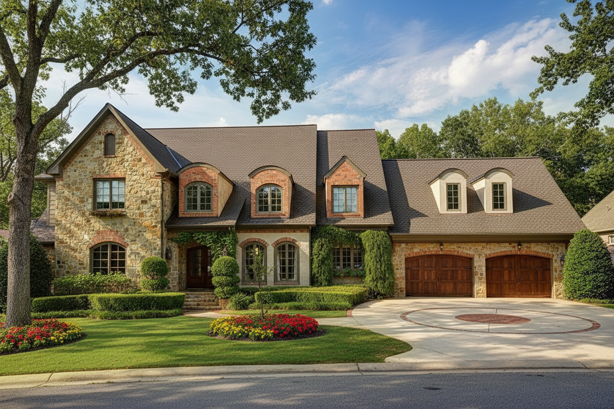 Florida home with Grand Sequoia Grand Sequoia Mesa Brown roof