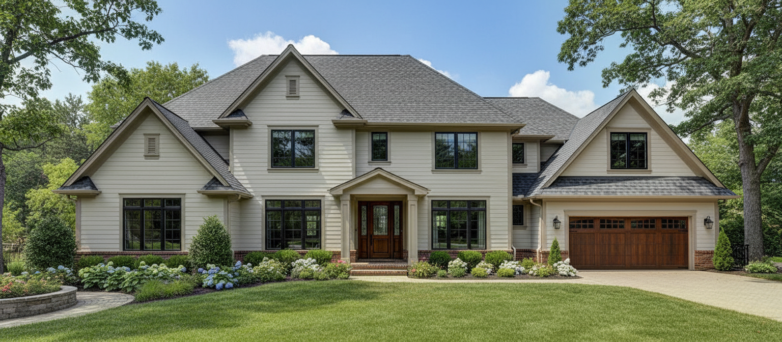 Florida home with Slateline Slateline Antique Slate roof