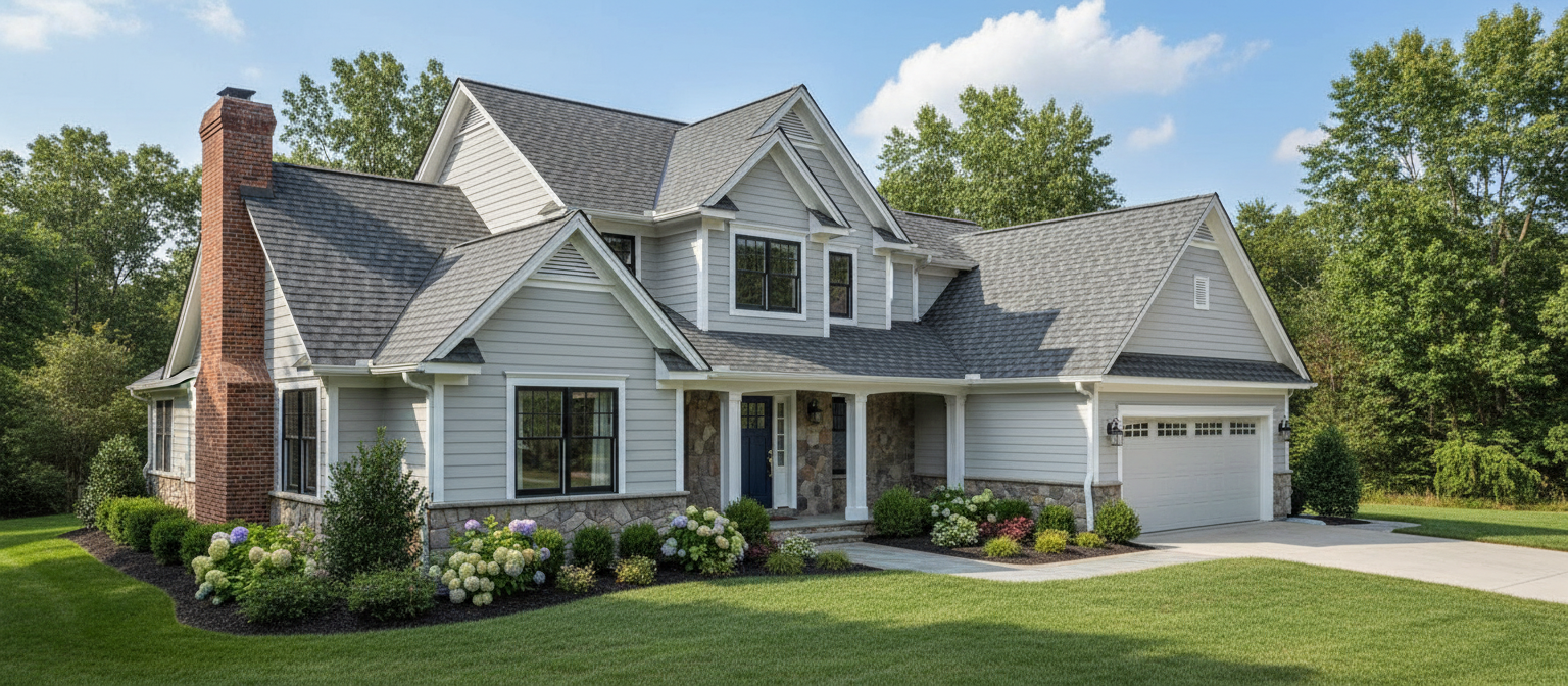 Florida home with Slateline Slateline Antique Slate roof