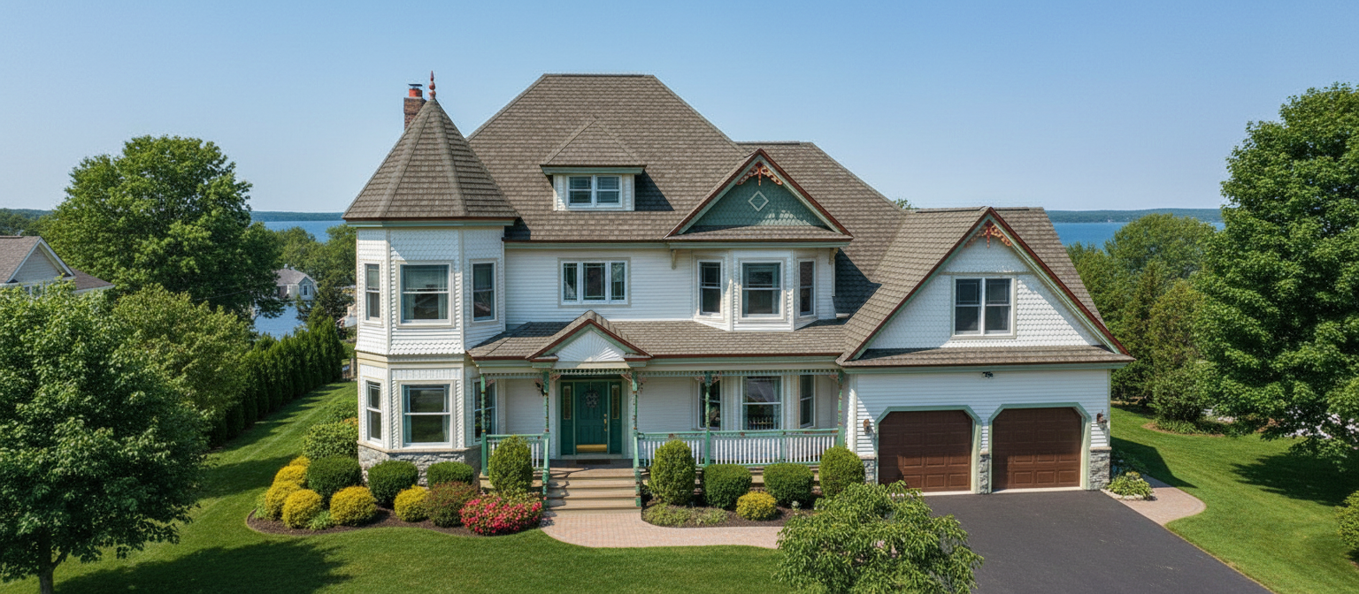 Florida home with Slateline Slateline Weathered Slate roof