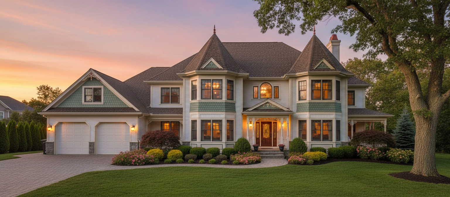 Florida home with Slateline Slateline Weathered Slate roof