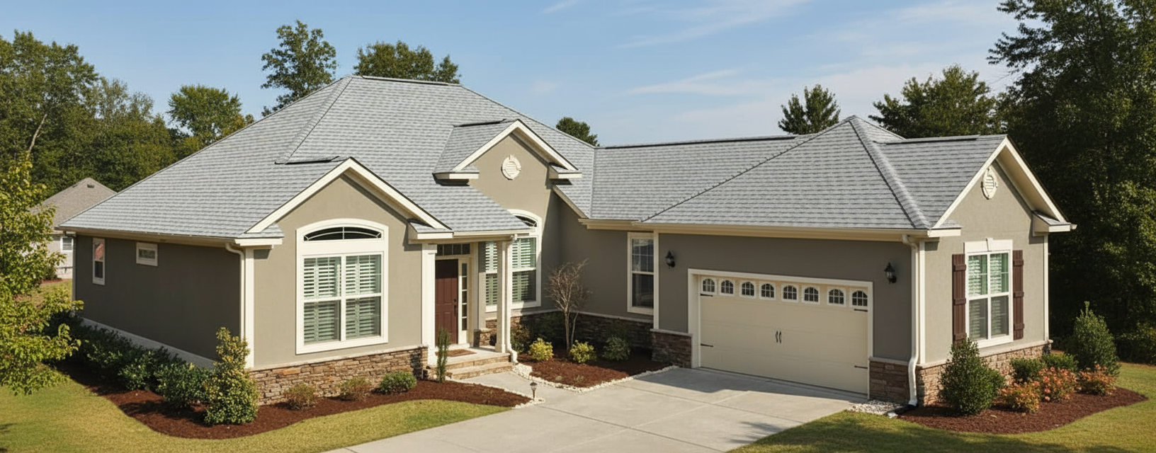 Florida home with Timberline HDZ Birchwood roof
