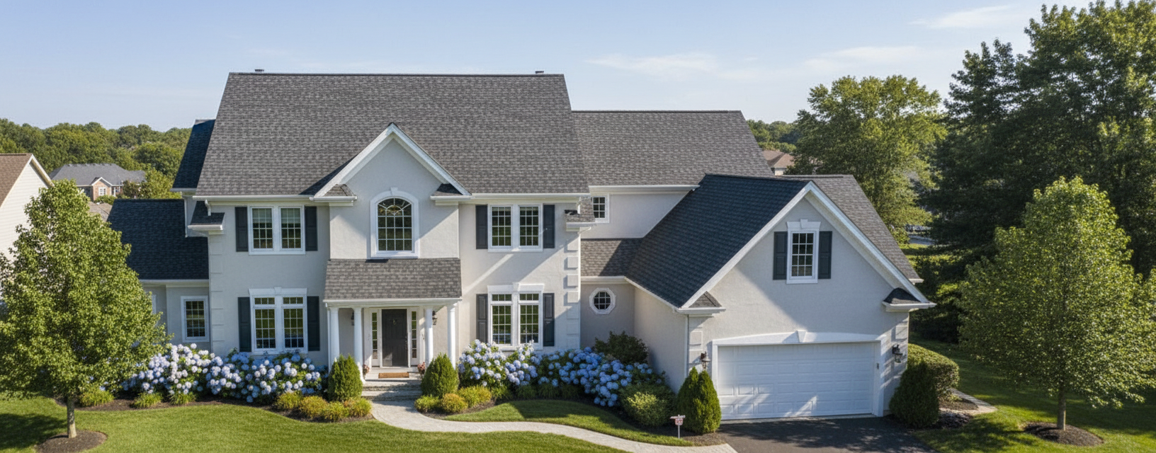 Florida home with Timberline HDZ Charcoal roof