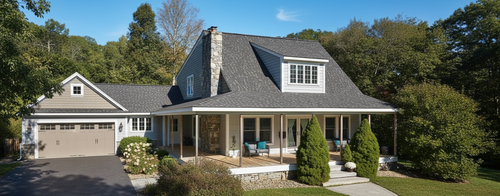 Florida home with Timberline HDZ Midnight Mesa roof