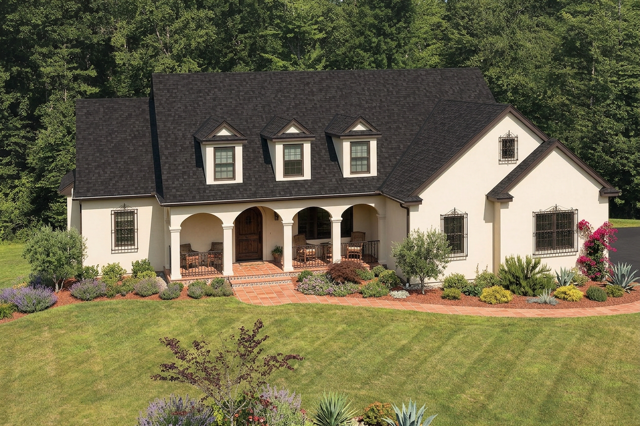 Florida home with Cambridge Dual Black roof