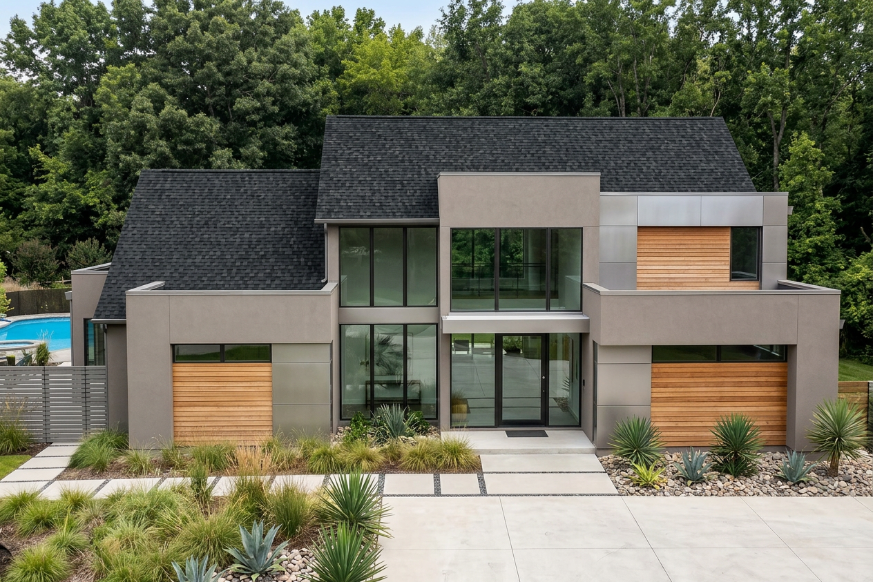 Florida home with Dynasty Granite Black roof