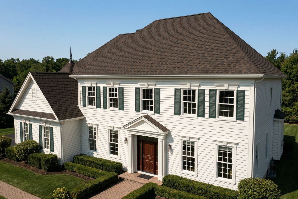 Florida home with Dynasty Shadow Brown roof