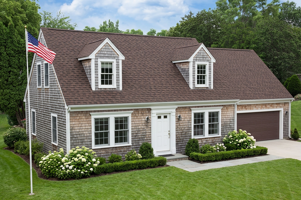 Florida home with Vista AR Antique Brown roof