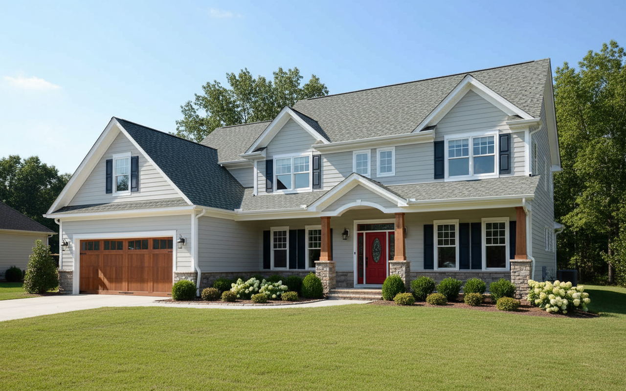 Florida home with Duration Designer Evergreen Mist roof