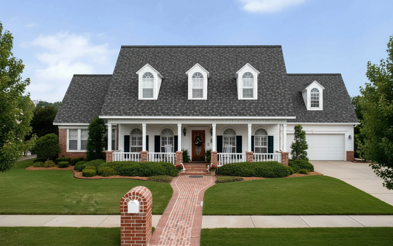 Florida home with Duration Designer Gray Tweed roof