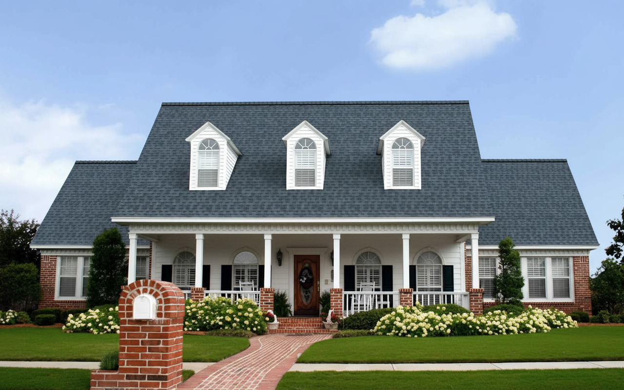 Florida home with Duration Harbor Blue roof
