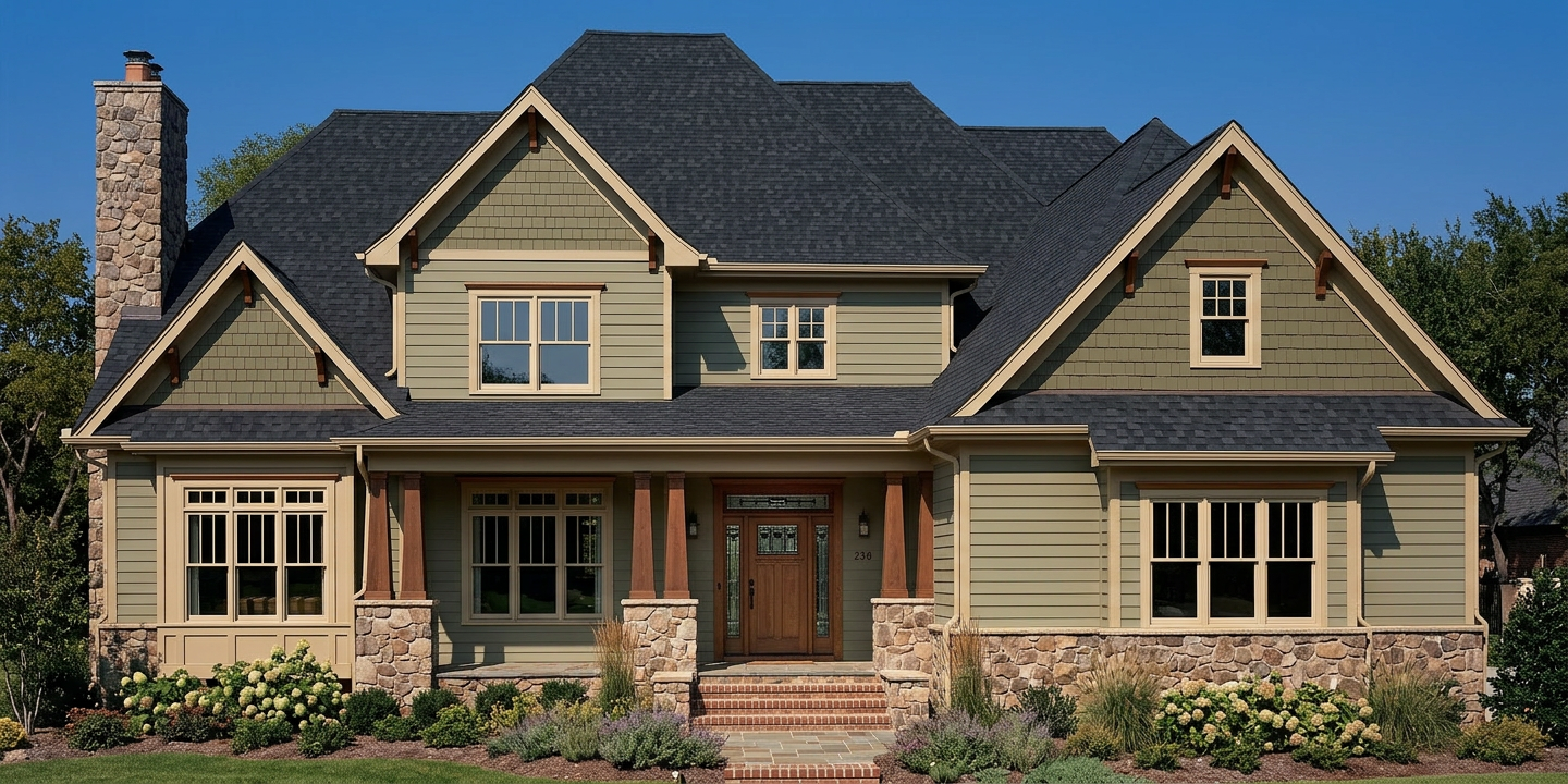 Florida home with Heritage Rustic Black roof